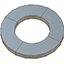 Din 125 washer download 3D model