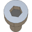 Hexagon socket bolt Din 912 download 3D model